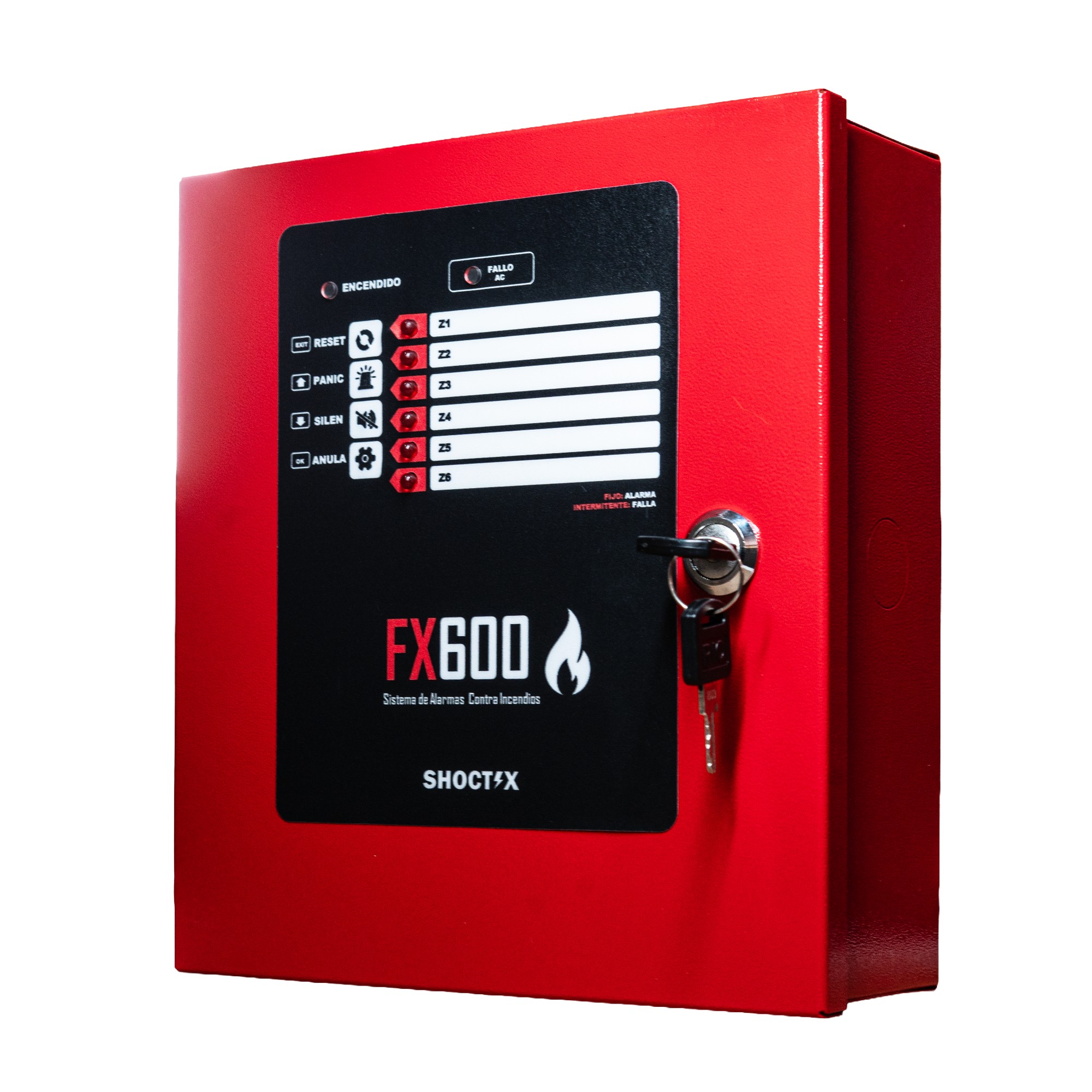 PANEL DE INCENDIO 6 ZONAS - UL796